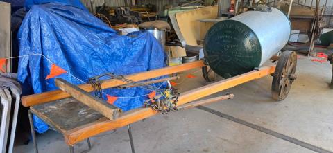 Restored 1920 Furphy water cart (all original)
