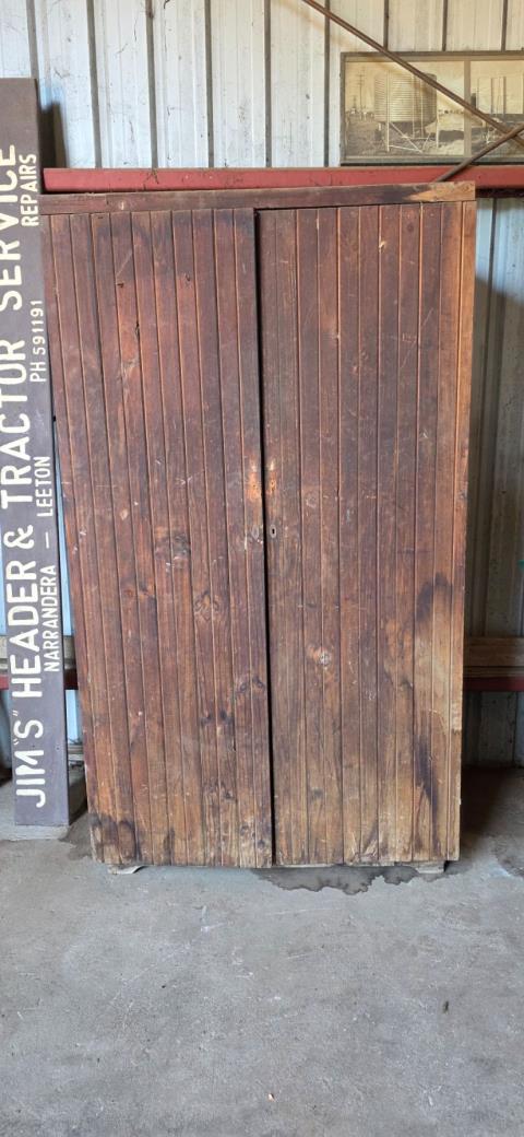 Depression Era Timber Cabinet