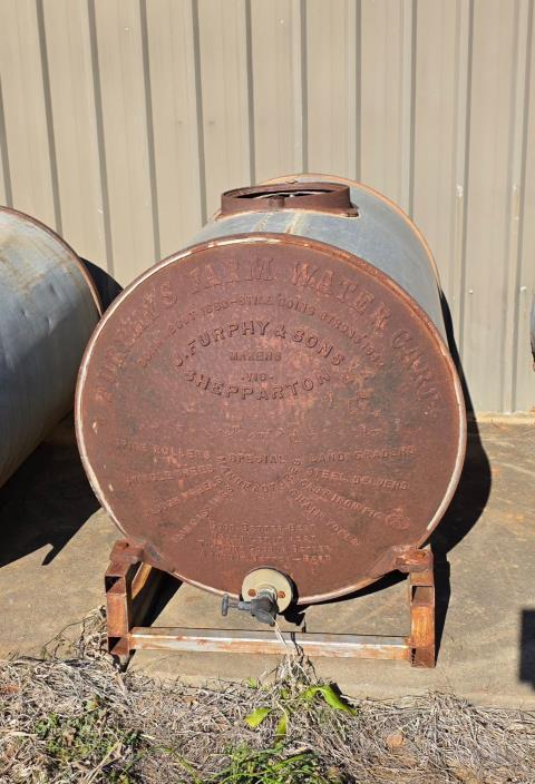 154 · 1942 Sled Mount Water Cart (Furphy)