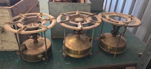3 x New Assorted Brass Burners