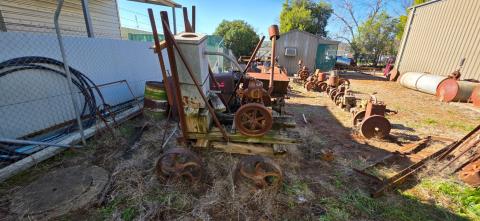 RJ Lister 3hp Engine on Sunshine Transporter