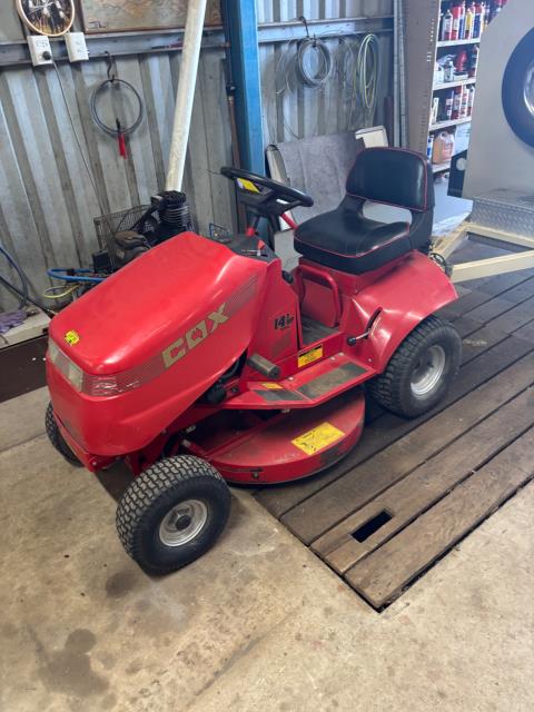 Cox 14.5 HP ride on mower