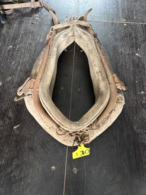Lot 130 · Antique Horse Collar + Hames