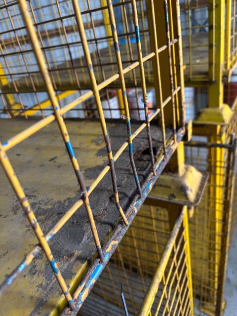 Steel stacking Crates