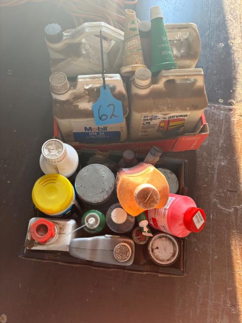 Assorted oils + Lubricants
